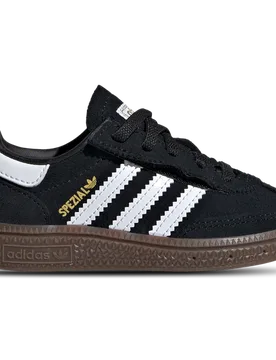 Handball Spezial Baby Shoes - Black - Size 3K - Leather - Black - Size: 3K - Adidas - FashionsVida