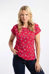Women's Paw Paw Printed Jersey T-Shirt in Red Size: 12 - Red - Size: 12