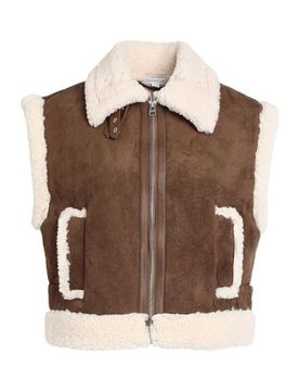 Shearling- & Kunstfell Damen Braun L,M Damen
