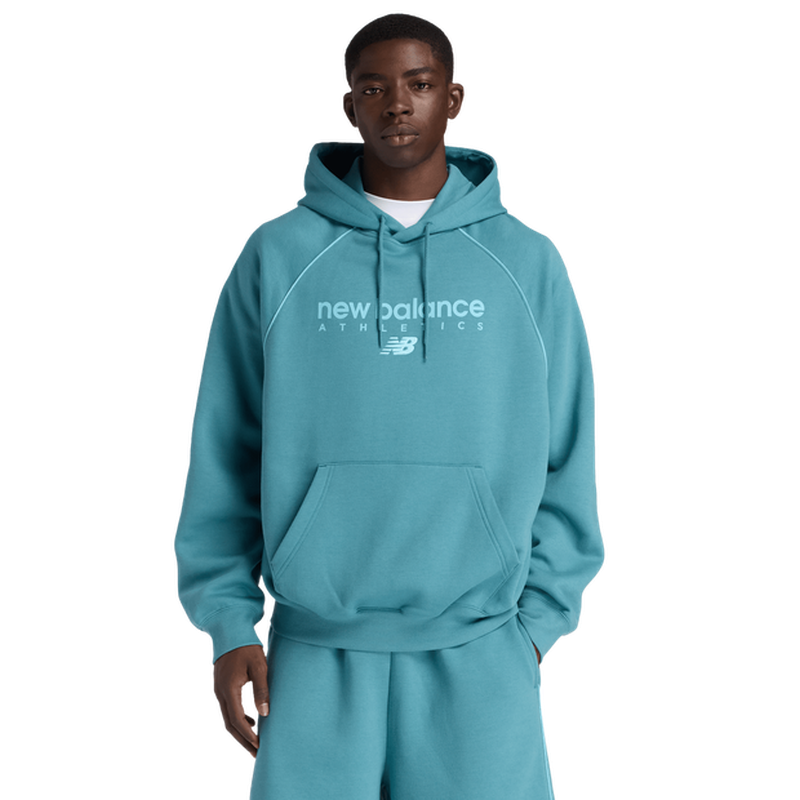 Fleece Uomo - Felpe con cappuccio Verde acqua - Taglia XS - Jersey di cotone XS