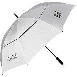 Golfschirm Windbuster UV XL mit Stift, silber