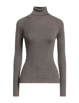 Rollkragenpullover Damen Hellbraun 36 Damen