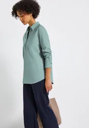 Business Hemdbluse female Blau