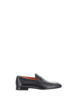 SANTONI Mocassini in pelle NERO 11
