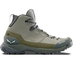 Puez leather mid powertex bota trekking hombre Marron (40,5)