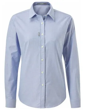 Oxford Long Sleeve Shirt Blue 44 Women - Gill - FashionsVida