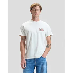 Relaxed Vinyl Tee Natural Größe S male