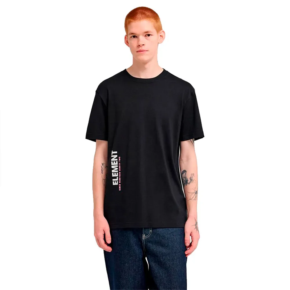 T-shirt à Manches Courtes Throw Up Flint Black M - Element - FashionsVida