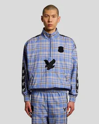 Men's Plaid Drill Top in Bonnet Blue