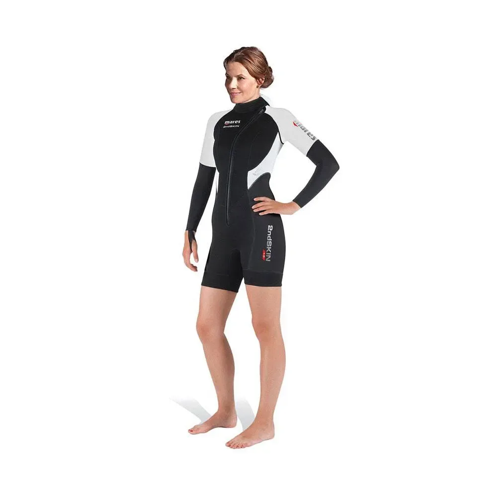 Muta Shorty Da Donna A Maniche Lunghe 2nd Skin She Dives 1.5 Mm - Mares - FashionsVida