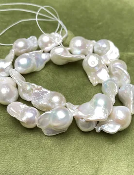 Baroque Natural Freshwater Pearl Fish Tailed Loose Beads for DIY Women Men Necklace Jewelry Making Accessories 12x16-15x20mm - Aliexpress - FashionsVida