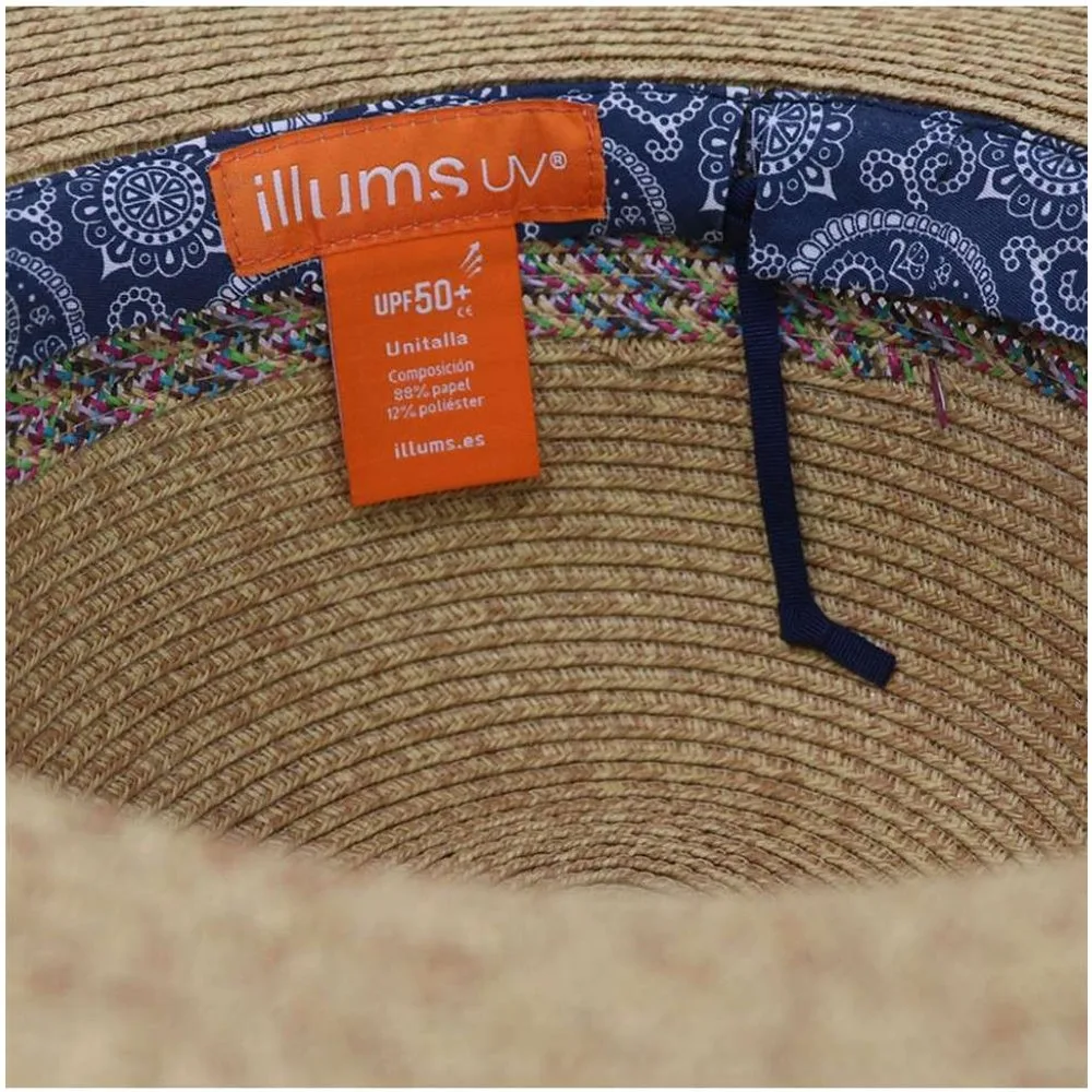 Pamela de mujer orange con protección solar - Illums - FashionsVida