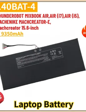 L140BAT-4 Laptop Battery 9350mAh for THUNDEROBOT MIXBOOK AIR,AIR (i7),AIR (i5),MACHENIKE MACHCREATOR-E,Machcreator 15.6-inch - Aliexpress - FashionsVida