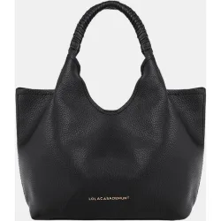 Shopper asa trenzada metálicos