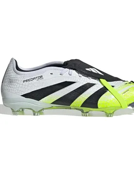 Chaussures De Football Predator Pro Fold-over Tongue Fg Ftwr White / Core Black / Lucid Lemon EU 46 2/3 - Adidas - FashionsVida