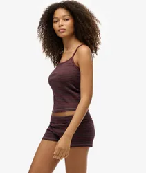 Superdry Damen Athletic Essentials Cami-top Schmale Passform Red - Größe: 42