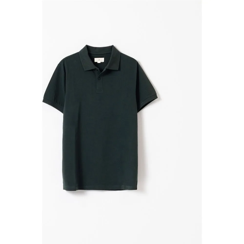 Polo básico piqué de hombre algodón slim fit - PuroEgo - FashionsVida
