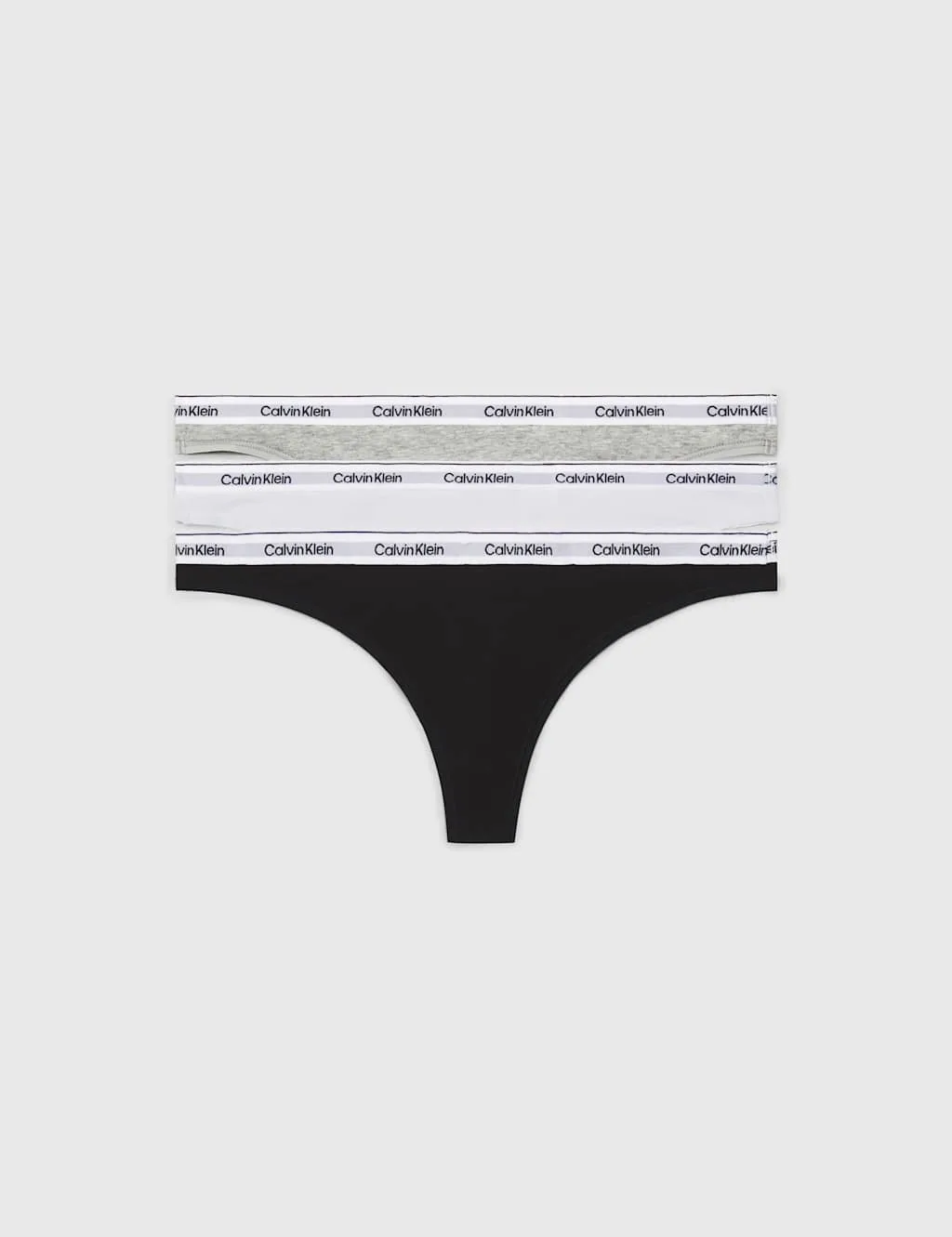 Pack Thongs - Icon Logo Grey Mix female - Calvin Klein - FashionsVida
