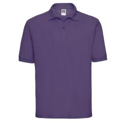 Mens Polycotton Pique Polo Shirt (Purple) - Size X-Large