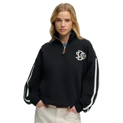 Sweat à Demi-zip Country Club Applique Eclipse Navy XL