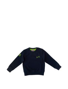 SUN68 Felpa girocollo BLU NAVY 10A