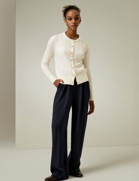 Cardigan Elegante Vestibilità Regolare100% Baby Cashmere 100% Baby Cashmere Semplice Ma Raffinato Facile Da Abbinare Xs