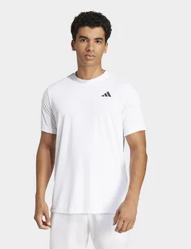 Mens T-shirt Da Tennis Club Climacool - Bianco, bianco bianco Uomo taglia S - Adidas - FashionsVida
