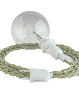 Cables Lampe Suspendue Pour Abat-jour Tn01 5 M Beige / White One Size - Creative - FashionsVida