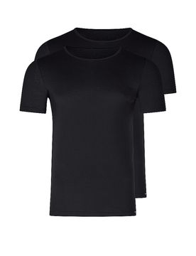 T-Shirt 2 uds. negro negro L