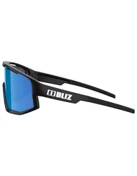 Lunettes de soleil de sport - Fusion Matt Black Smoke W Blue Multi - Noir