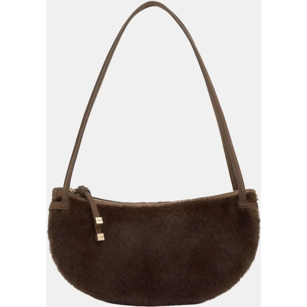 Bolso de hombro de mujer halfmoon con textura - Tous - FashionsVida