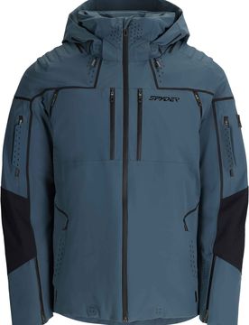 Wasserfeste und warme Skijacke aus Primaloft® Pinnacle Jacket Slate Blue für Herren Größe S Grau
