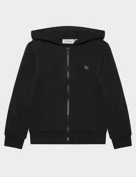 FELPA FULL ZIP MINI PATCH LOGO RAGAZZO - Calvin Klein Jeans - FashionsVida