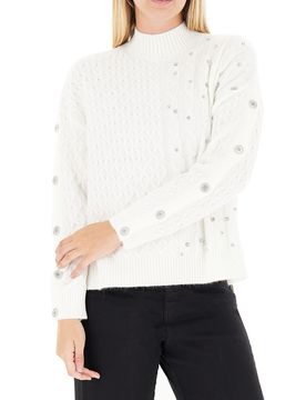 Maglione a trecce BIANCO XS