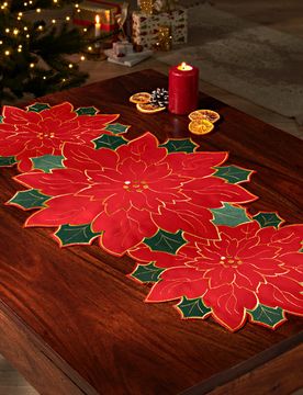 Tischläufer "Weihnachtsstern" Eldo