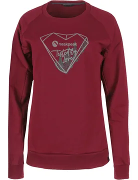 Vega Sudaderas Montaña Mujer Granate (L) - Neak peak - FashionsVida