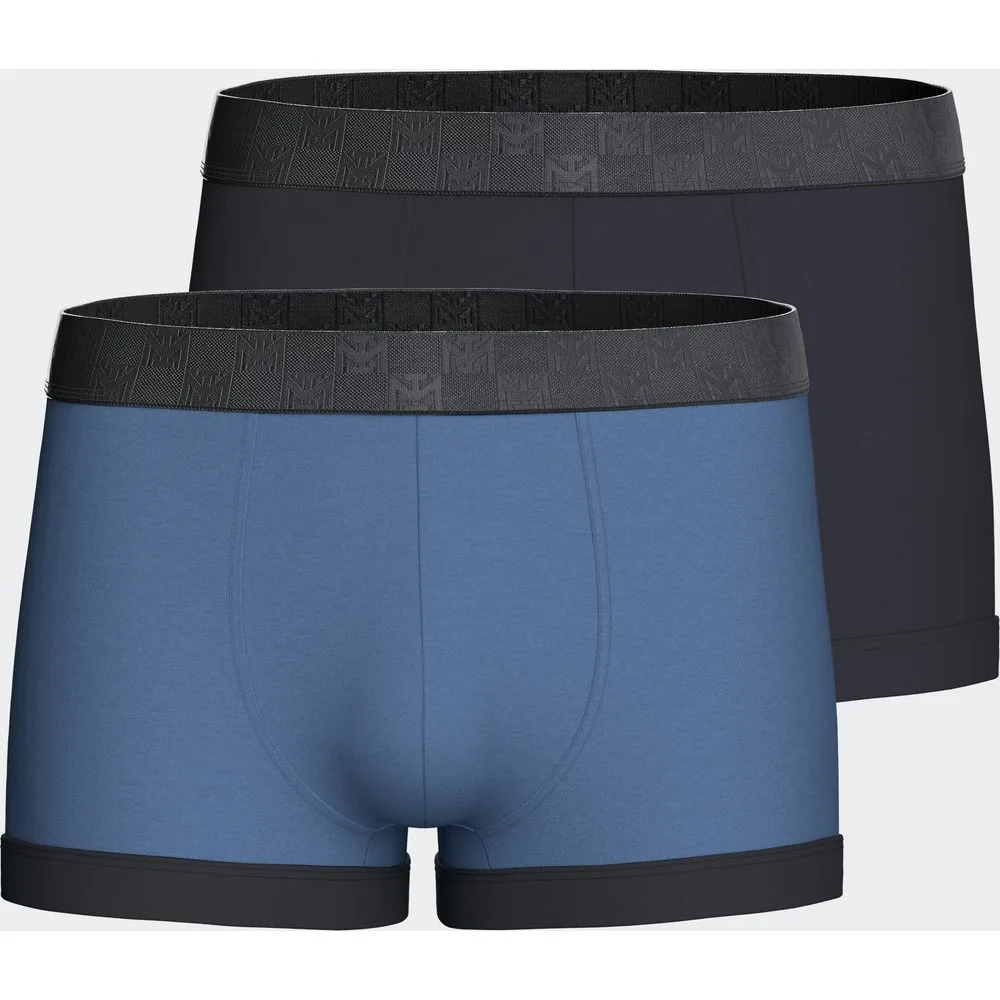 Pack de dos boxers cortos de punto de hombre con cintura elástica - Impetus - FashionsVida