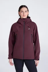 Tallac Womens Water Resistant Softshell Jacket - Burgundy - Burgundy - Size: 8