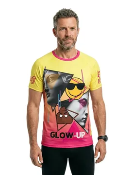 Emoji Glow-up Short Sleeve T-shirt Multicolour L Men - OTSO - FashionsVida
