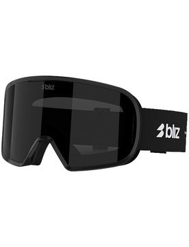 Skibrille G002 Matte Black Smoke aus Wolle schwarz