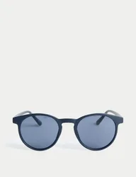 M&S Round Sunglasses Navy male