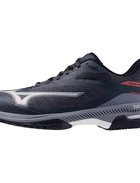 Wave Exceed Court Cc Clay Shoes Odyssey Gray / White / BlueGranite UK 7.5 - Mizuno - FashionsVida