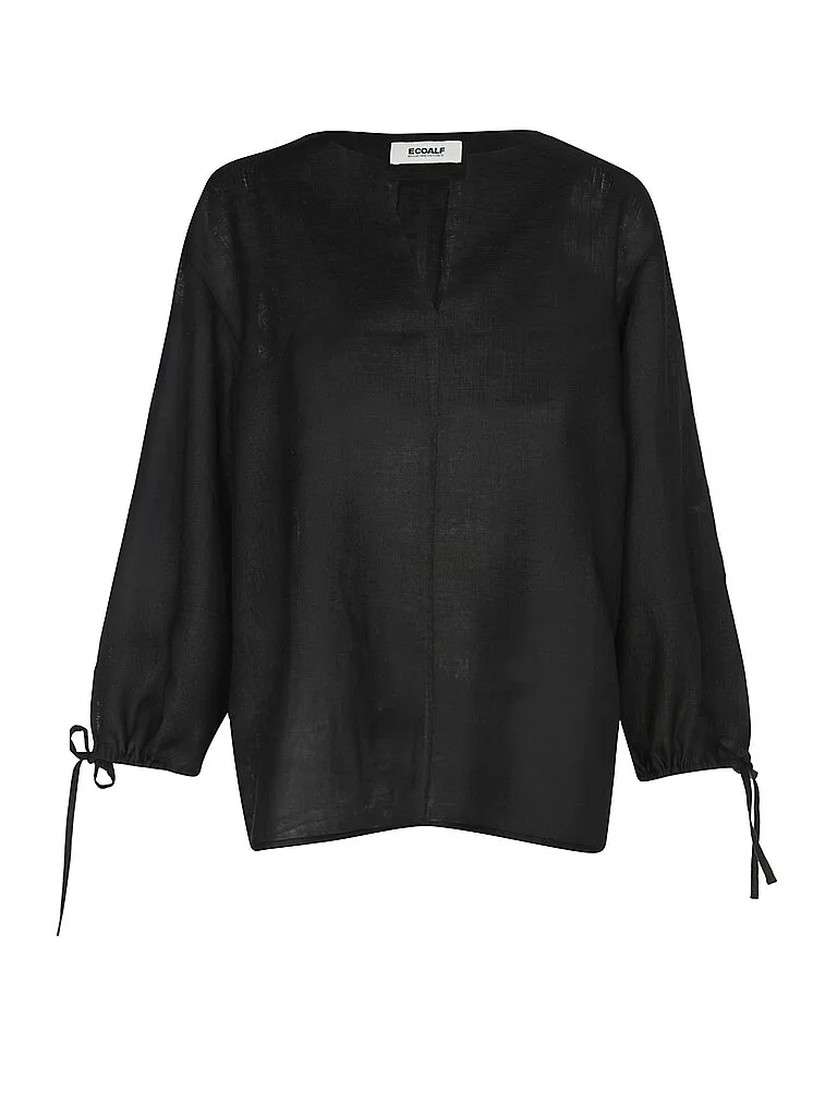 Camicetta di lino JENA nero XS - Ecoalf - FashionsVida