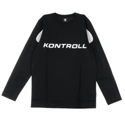 Maglietta Manica Lunga Uomo Kontroll Tee L/s Omini Black/grey Silver