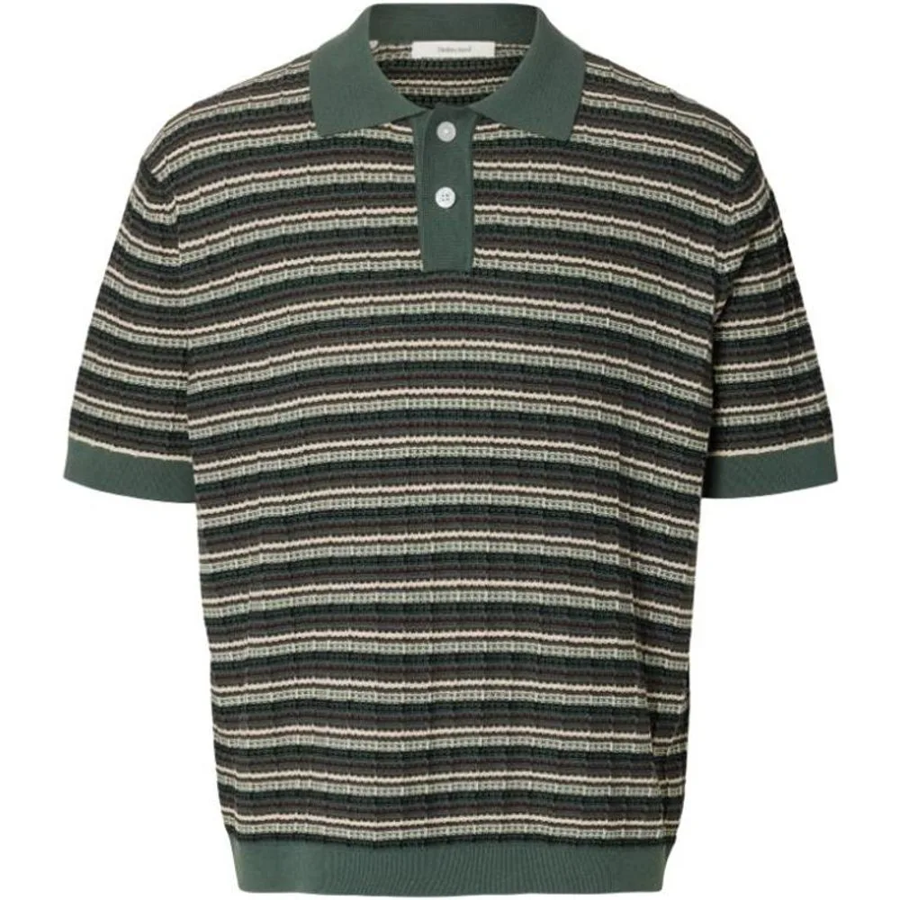 Polo de hombre manga corta - Selected - FashionsVida