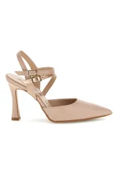 Décolleté beige a punta con cinturino 197 36