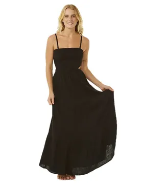 Robe Longue Sans Manches Premium Surf Black M