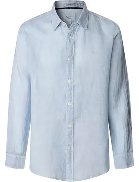 Camicia A Maniche Lunghe Arnau Oxford Blue XL - Pepe jeans - FashionsVida