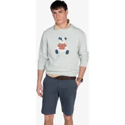 Harper & Neyer - Sudadera de hombre con cuello redondo con dibujo frontal