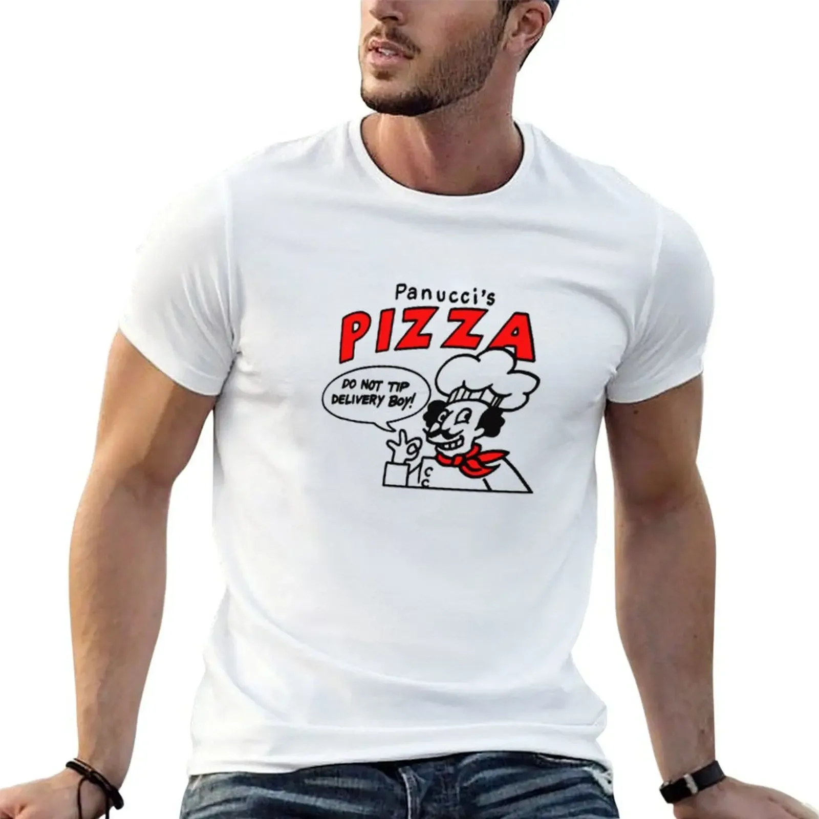 Panucci's Pizza T-Shirt Plus Size Everyday Tee Shirt - Aliexpress - FashionsVida